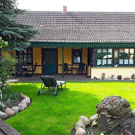 Pension Zum Weissen Hirsch Reitwein Buitenkant foto