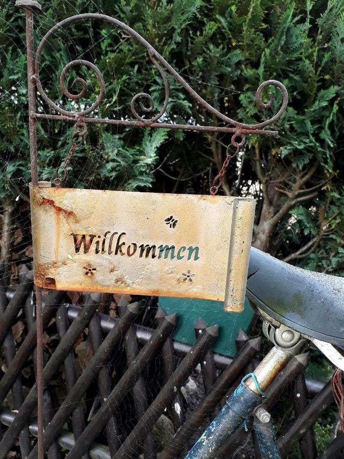 Pension Zum Weissen Hirsch Reitwein Buitenkant foto